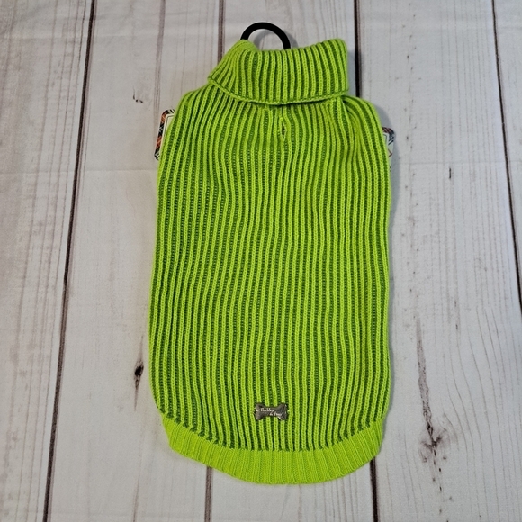 Barker And Finn Ribbed Knit Dog Sweater Size Large - Picture 1 of 6